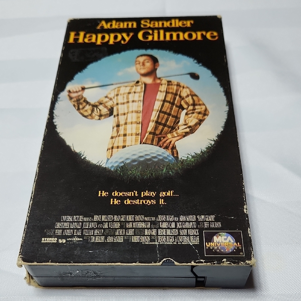 Universal Happy Gilmore VHS